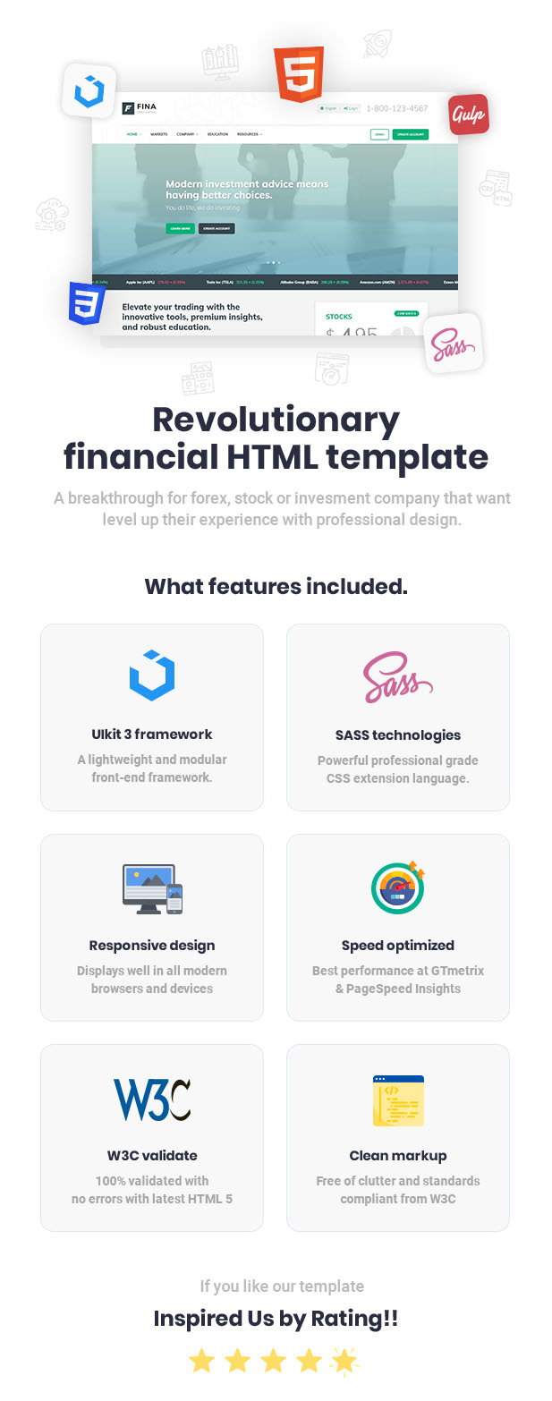 Fina - Finance and Business HTML Template - 1