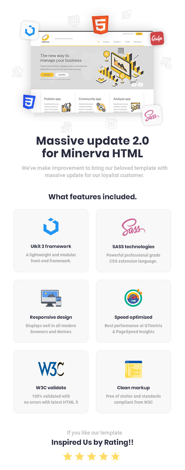 Minerva - Minimalist Business Template 6 - 1